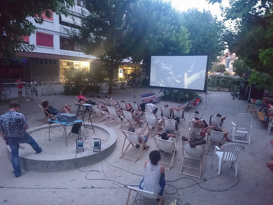 cinéma au parc de la Baleine